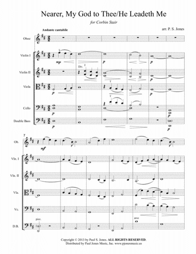 Nearer, My God, to Thee / He Leadeth Me (arr. Paul S. Jones)