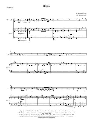 Happy (arr. Fernando Britto)