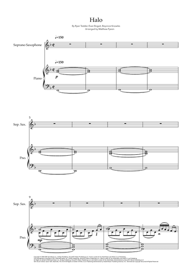Halo (arr. Matthew pyeon)