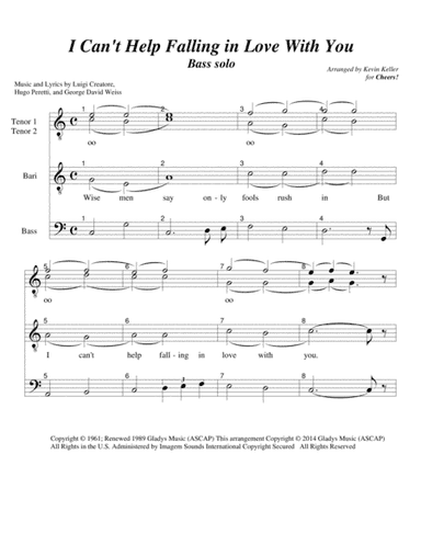 Can't Help Falling In Love (arr. Kevin Keller)