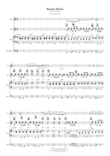 Bésame Mucho (arr. Ajlan Akyuz)