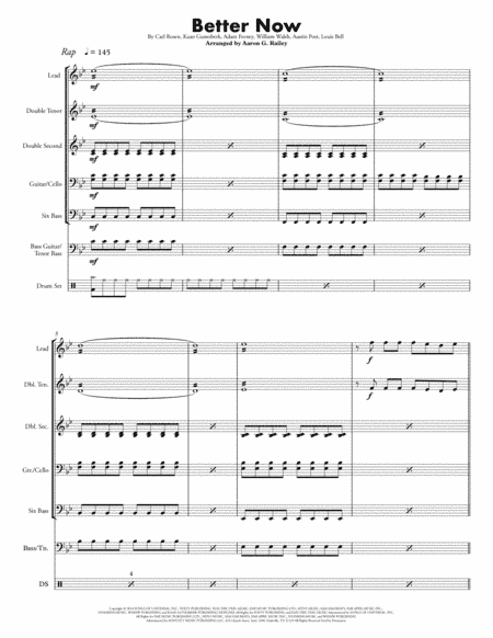 Better Now (arr. Aaron G. Railey)