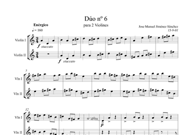 Dúo para 2 violines nº 6