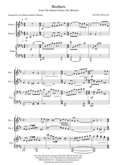 Brothers (arr. Jose Manuel Jiménez Sánchez)