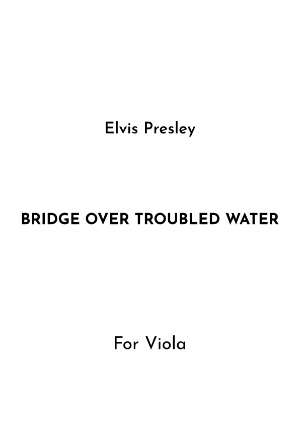 Bridge Over Troubled Water (arr. Jireh J.)
