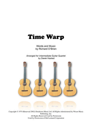 Time Warp (arr. Derek Hasted)
