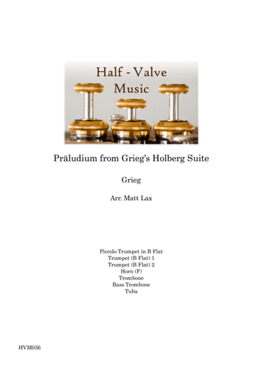 Praeludium from Grieg's Holberg Suite (Brass Septet) (arr. Matthew Lax)