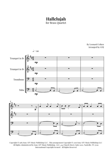 Hallelujah (arr. GDJ)