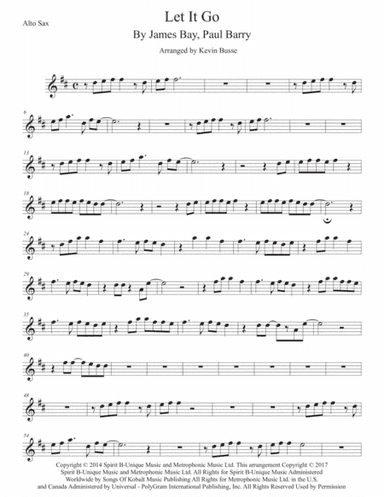 Let It Go (arr. Kevin Busse)
