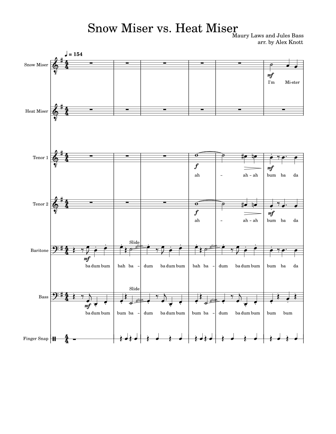 Snow Miser (arr. Alex Knott)