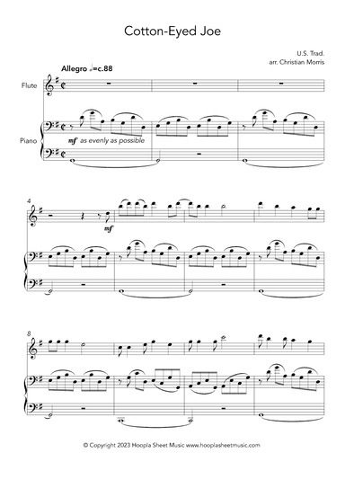 Cotton-Eyed Joe (arr. Christian Morris)