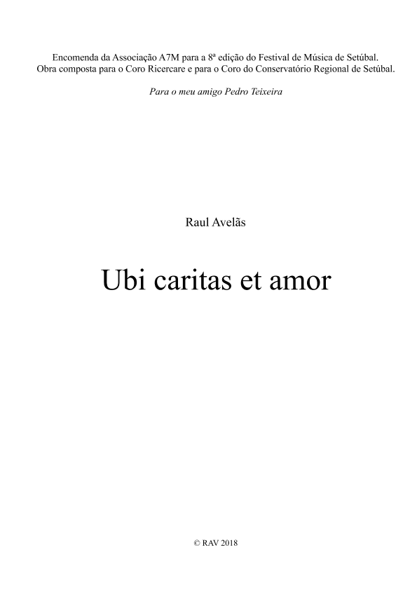 Ubi caritas et amor