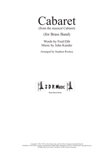 Cabaret (arr. Arranged by Stephen Rockey)