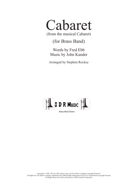 Cabaret (arr. Arranged by Stephen Rockey)