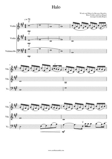 Halo (arr. Julia Rogers)