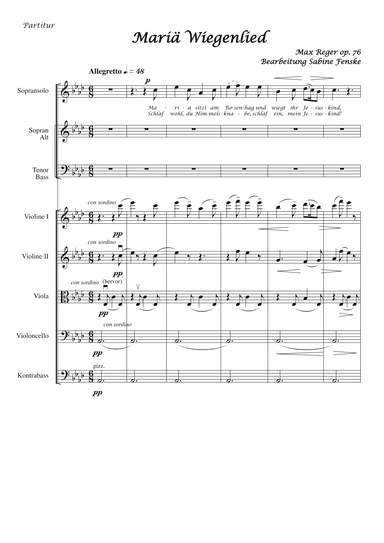 Mariae Wiegenlied (Maria’s Lullabye) (arr. Sabine Fenske)