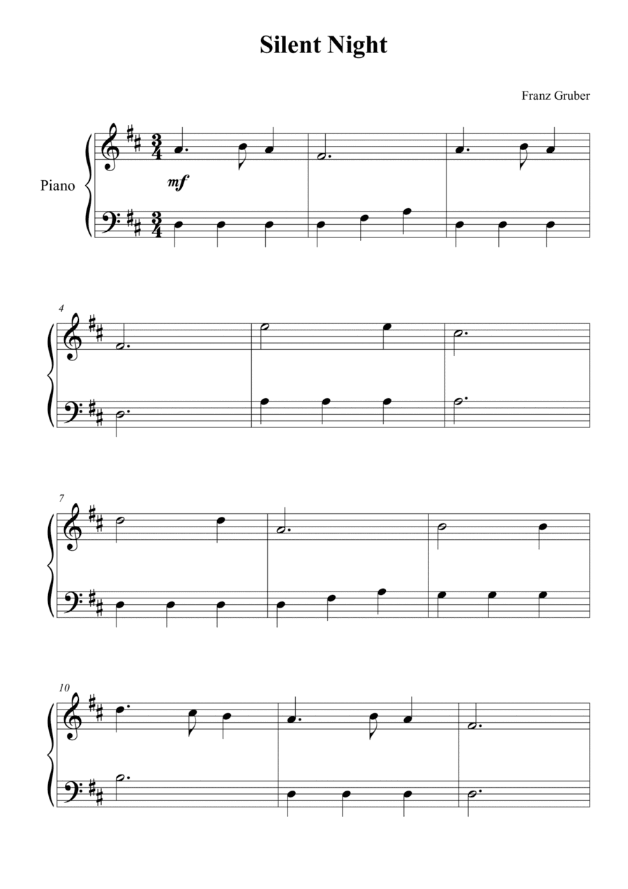 Silent Night (arr. Passoni Music)