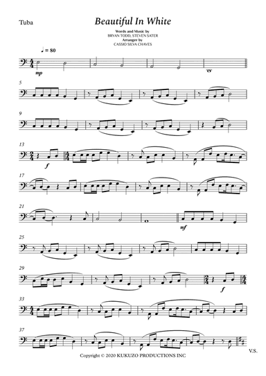 Beautiful In White (arr. Cássio Silva Chaves)