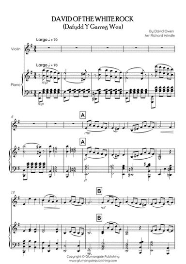 David of the White Rock (arr. Richard Windle)