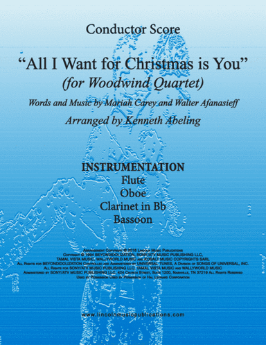 All I Want For Christmas Is You (arr. Kenneth Abeling)