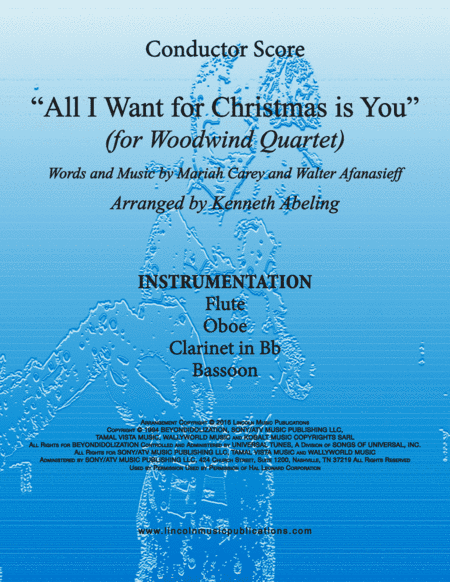 All I Want For Christmas Is You (arr. Kenneth Abeling)