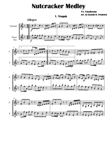 Nutcracker Medley (arr. Kenneth D. Friedrich)
