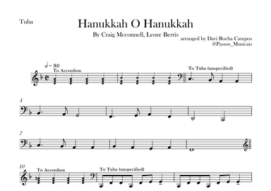 Hanukkah O Hanukkah (arr. Davi Rocha Campos)