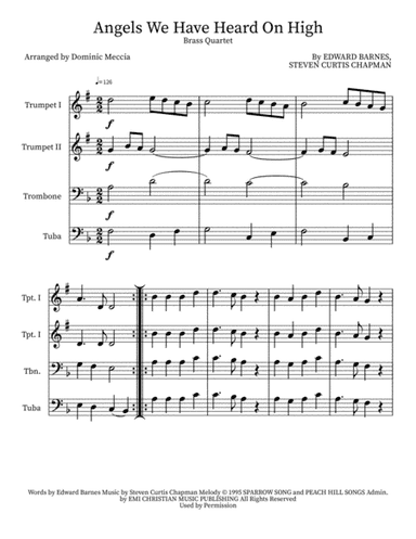 Angels We Have Heard On High (arr. Dominic Meccia)
