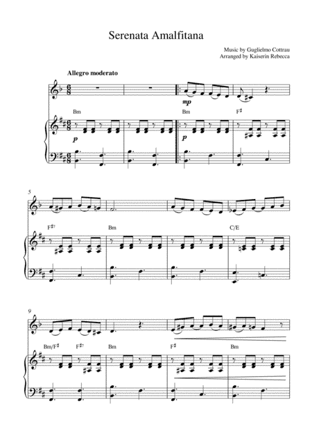 Serenata Amalfitana (Serenade of Amalfi) (arr. Kaiserin Rebecca)