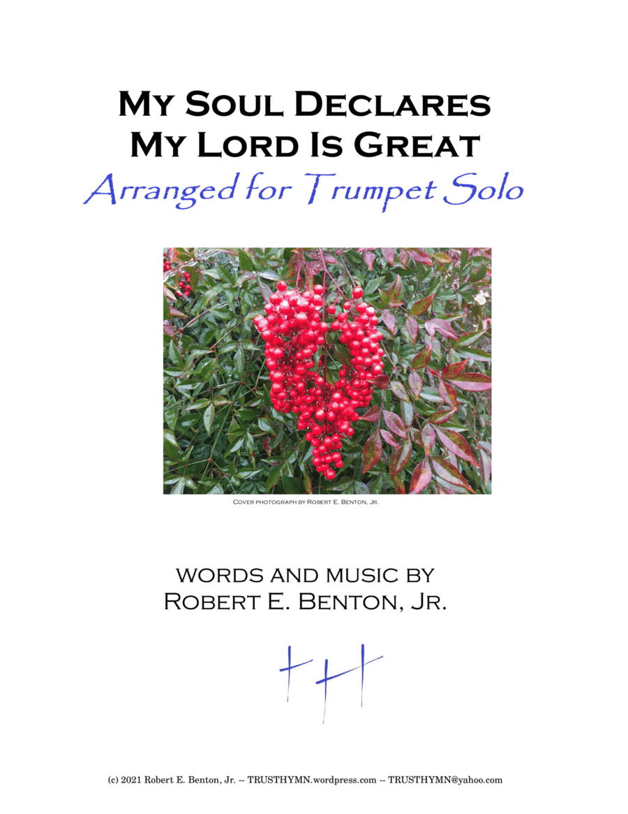 My Soul Declares My Lord Is Great (arranged for Trumpet Solo)