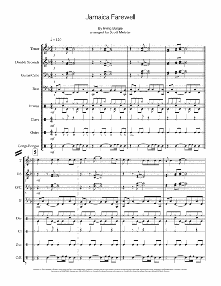 Jamaica Farewell (arr. Scott Meister)