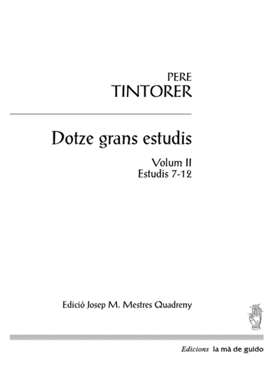 Dotze grans estudis (volum II)