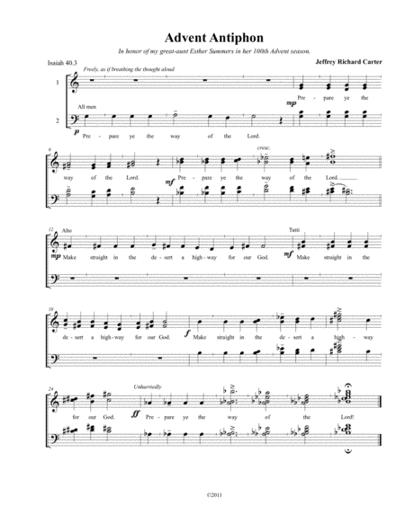 Advent Antiphon