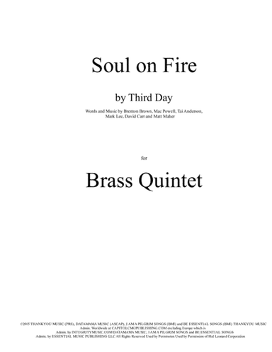 Soul On Fire (arr. Todd Wideman)