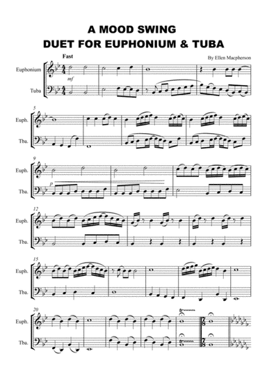 A MOOD SWING DUET FOR EUPHONIUM & TUBA