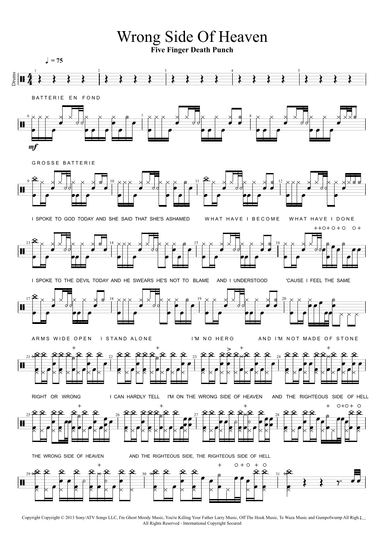 Wrong Side Of Heaven (arr. Cyril Mayer)