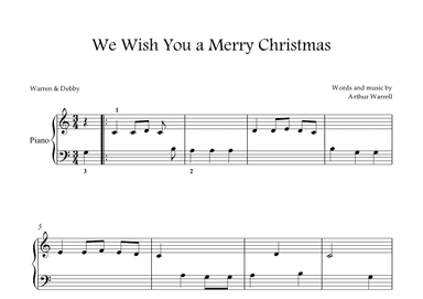 We Wish you a Merry Christmas (arr. Warren & Debby)