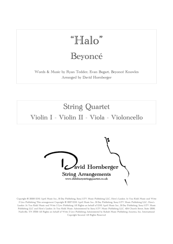 Halo (arr. David Hornberger)