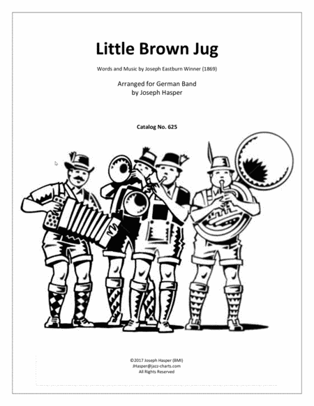 Little Brown Jug (for German Band) (arr. Joseph Hasper)