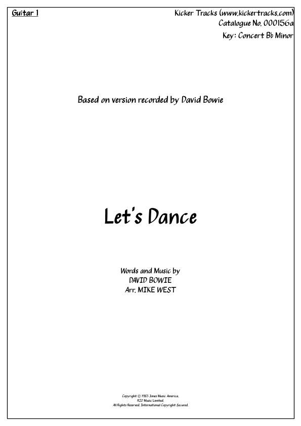 Let's Dance (arr. Michael Storeton-West)