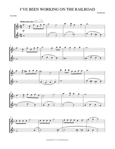 I’ve Been Working on the Railroad (arr. Mark Phillips)