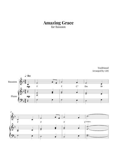 Amazing Grace (arr. GDJ)