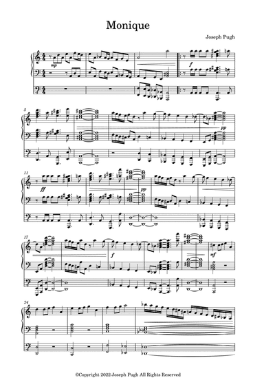 Monique (Pipe Organ Solo)
