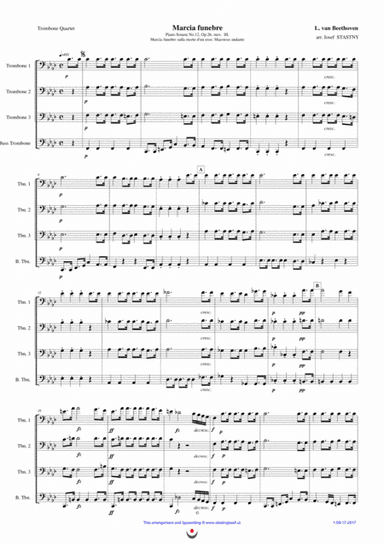 Funeral March (Beethoven) (arr. Josef STASTNY)