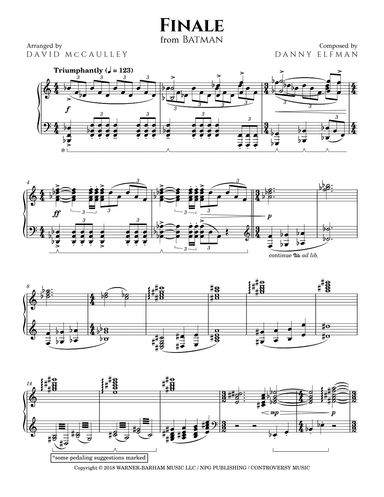 Finale - Batman (arr. David McCaulley)