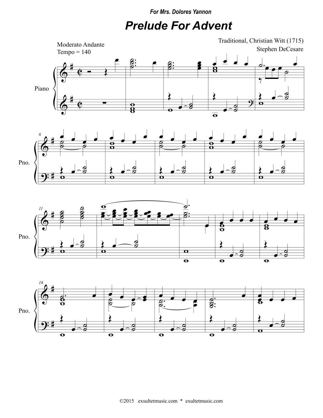 Preludes for the Church Year (arr. Stephen DeCesare)
