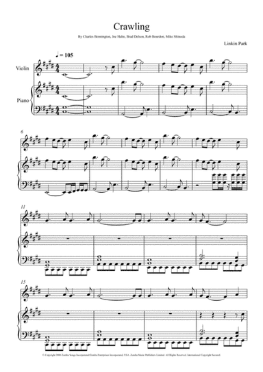 Crawling (arr. André Laitano)