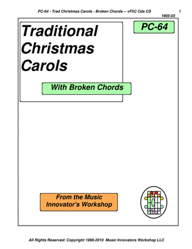 PC-64 - Traditional Christmas Carols - With Broken Chords (arr. John M. Honeycutt)