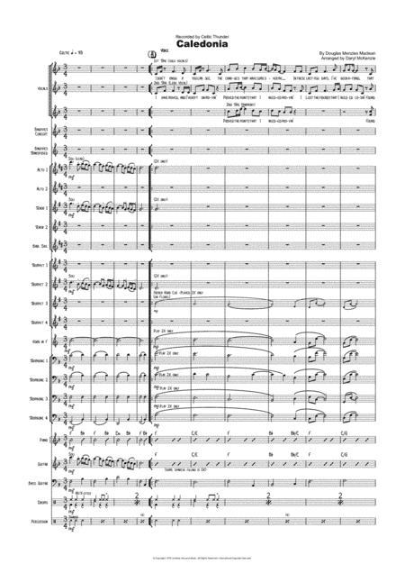 Caledonia (arr. Daryl McKenzie)