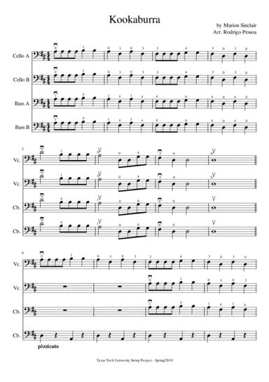 Kookaburra (arr. Rodrigo Pessoa)